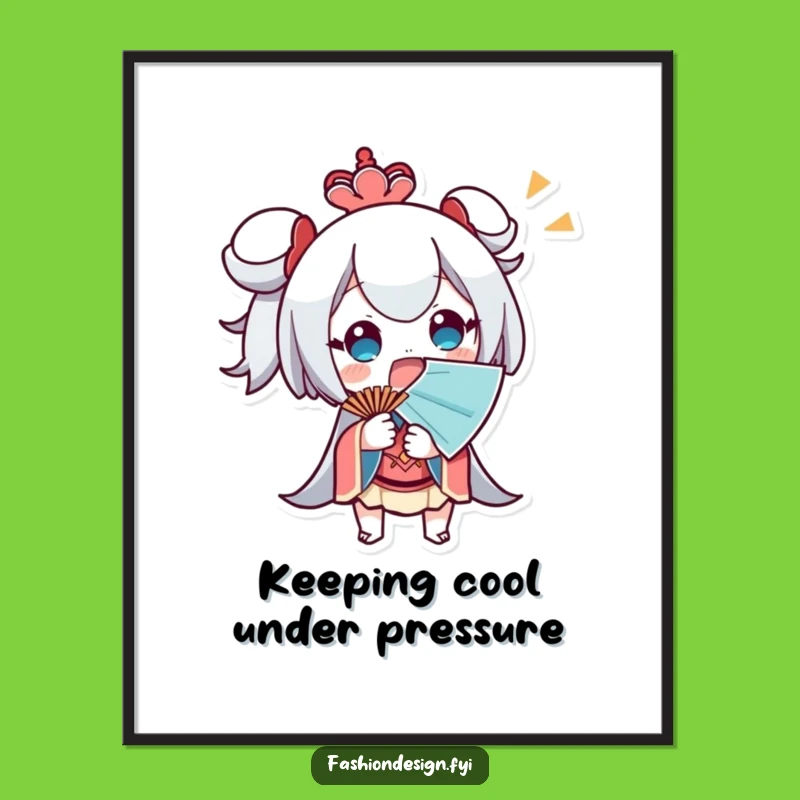 Funny Free Printable Wall Art: Surprised Fan for Comedic Decor