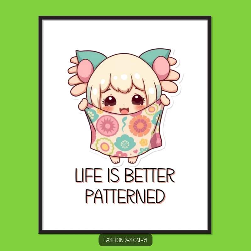 Funny Free Printable Wall Art: Happy Fabric Character Downloadable Decor for Creatives