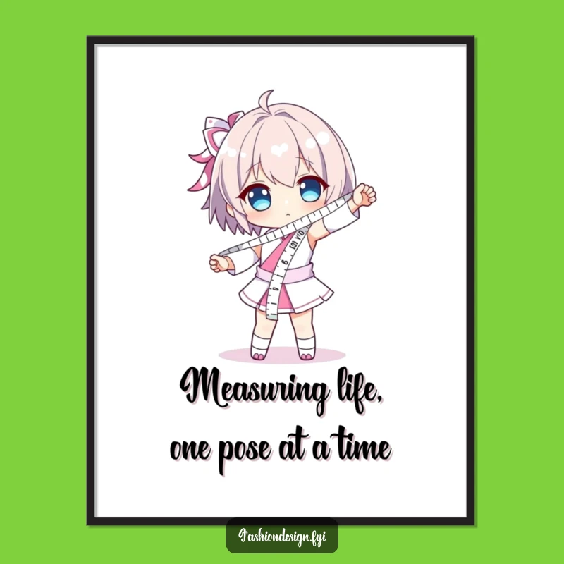 Free Printable Wall Art: Measuring Tape Diva Humorous Decor Download