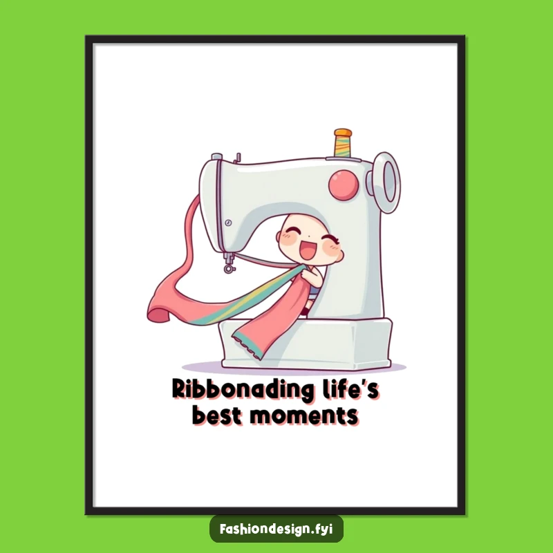 Funny Free Printable Wall Art: Ribbon Burst, Downloadable Art Gift