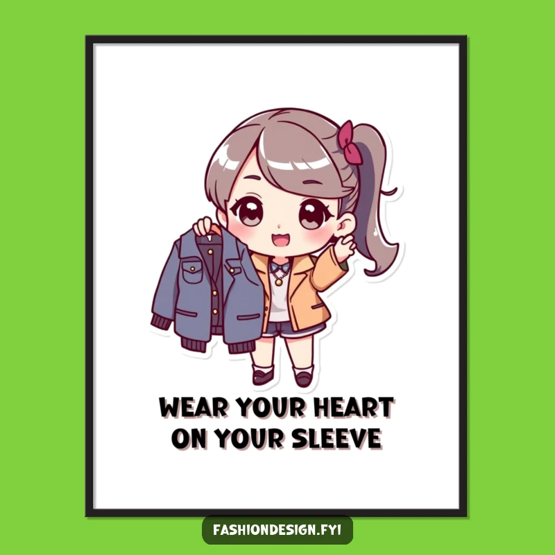 Free Printable Wall Art: Stylish Fashionista - Funny Artistic Downloadable Decor