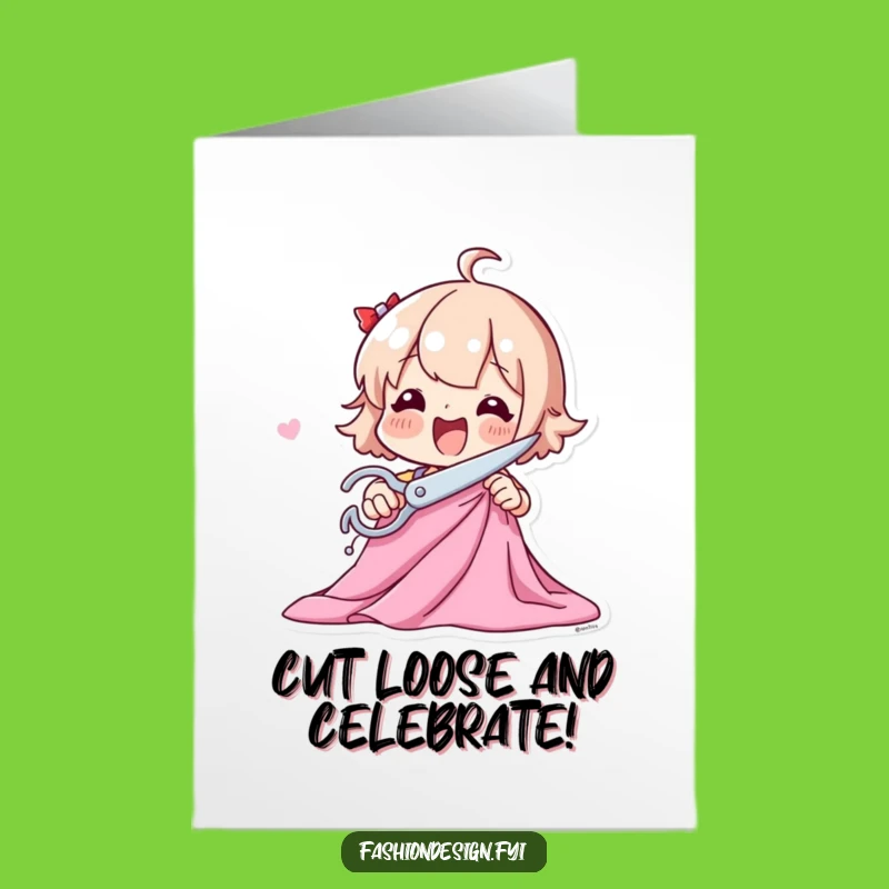 Free Printable Birthday Card: Playful Seamster Character, Funny Downloadable Gift