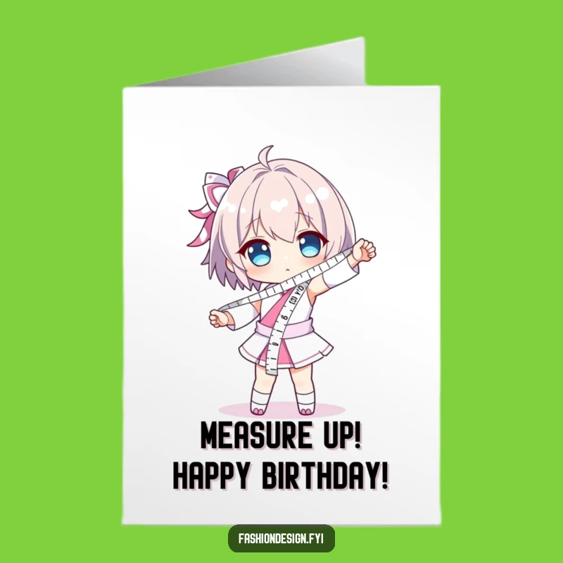 Free Printable Birthday Card: Measuring Tape Diva Gag Gift Download