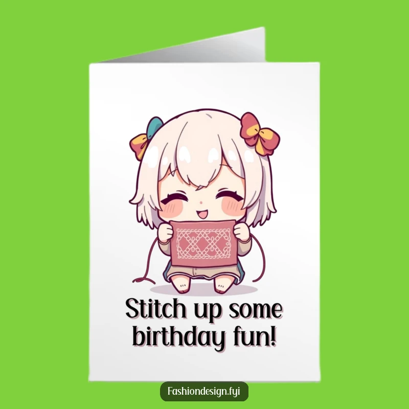 Free Printable Birthday Card: Stitch Detail, Delighted Character, Charming DIY Gift