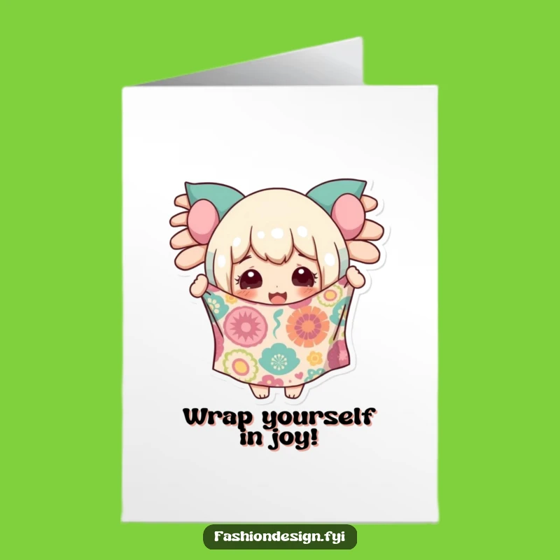 Free Printable Birthday Card: Happy Fabric Character Downloadable Gift for Joyful Wishes