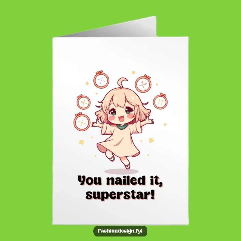 Free Printable Congrats Card: Fashion Joy Downloadable Gift for New Ventures!