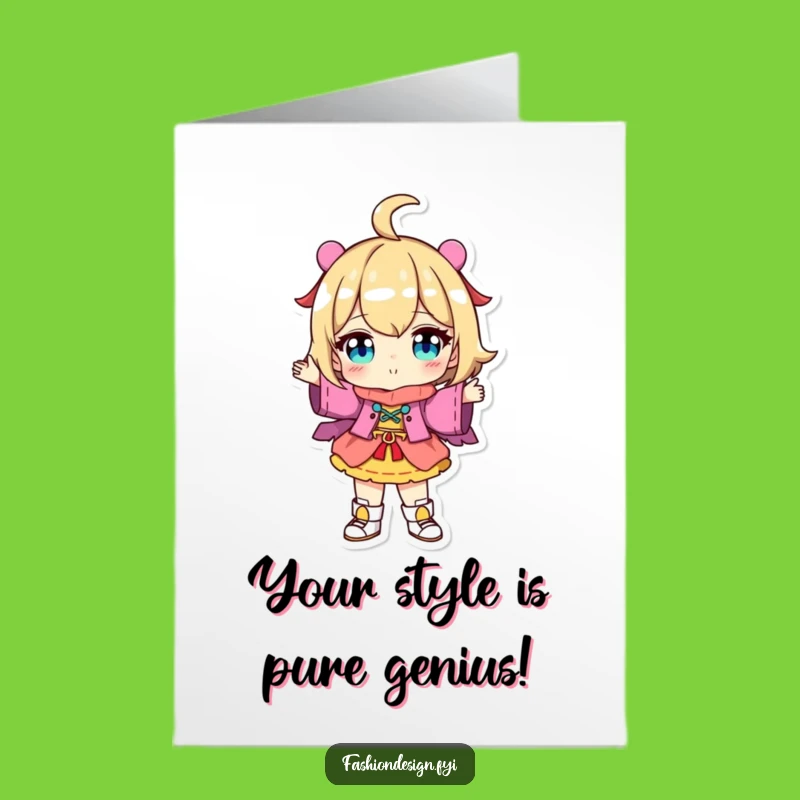 Free Printable Congrats Card: Unique Style Achievement - Funny Downloadable Gift