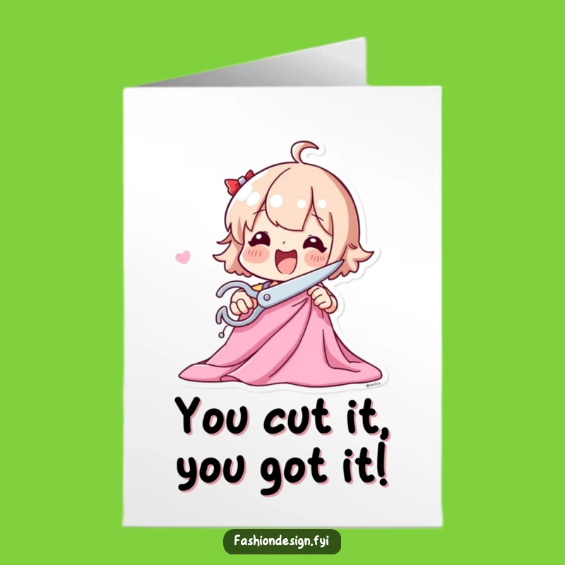 Free Printable Congrats Card: Crafty Character, Funny Downloadable Success Gift