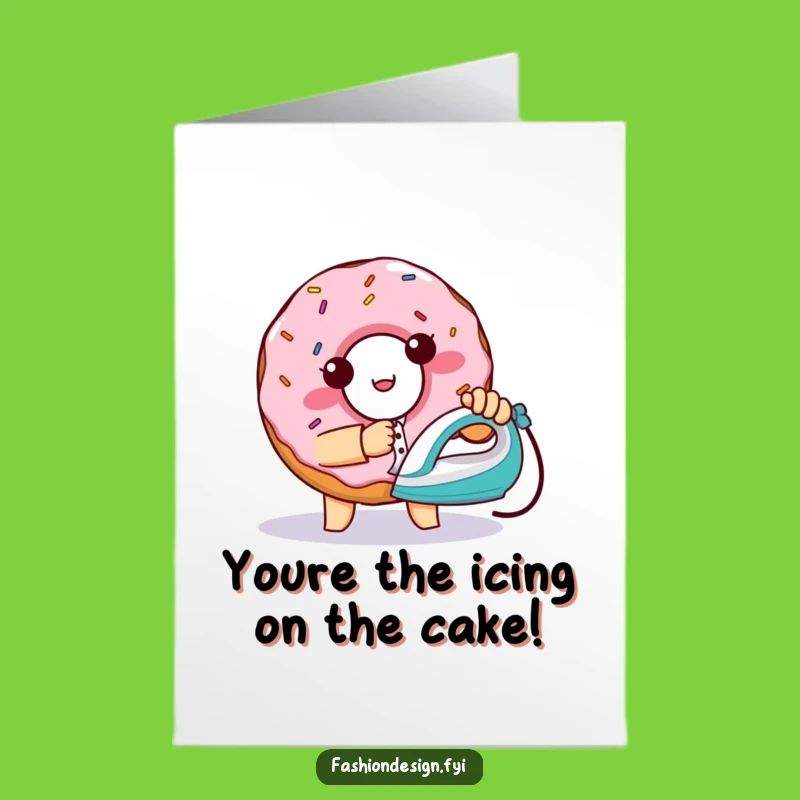 Free Printable Donut Ironing Congrats Card - Hilarious Downloadable Achievement