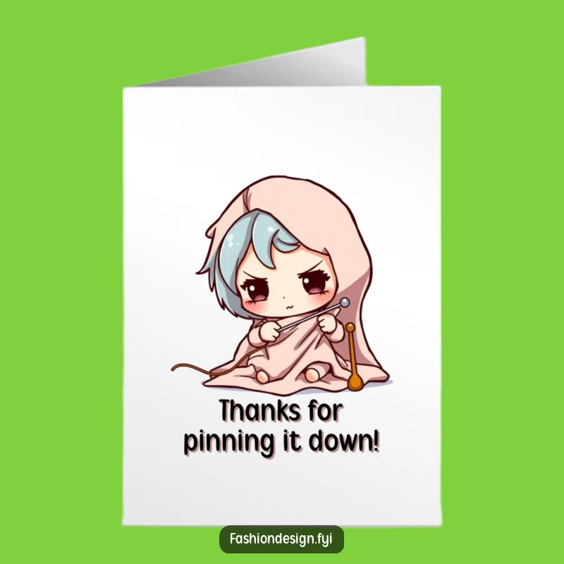 Free Printable Tailor Thank You Card - Funny Downloadable DIY Gift