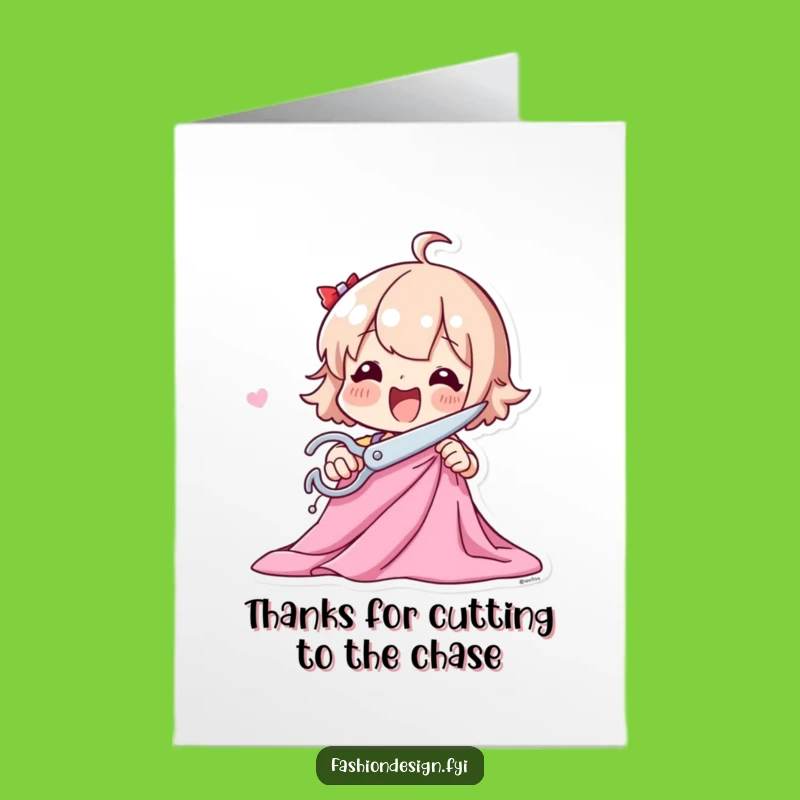 Free Printable Thank You Card: Crafty Character Gratitude, Funny Downloadable Gift