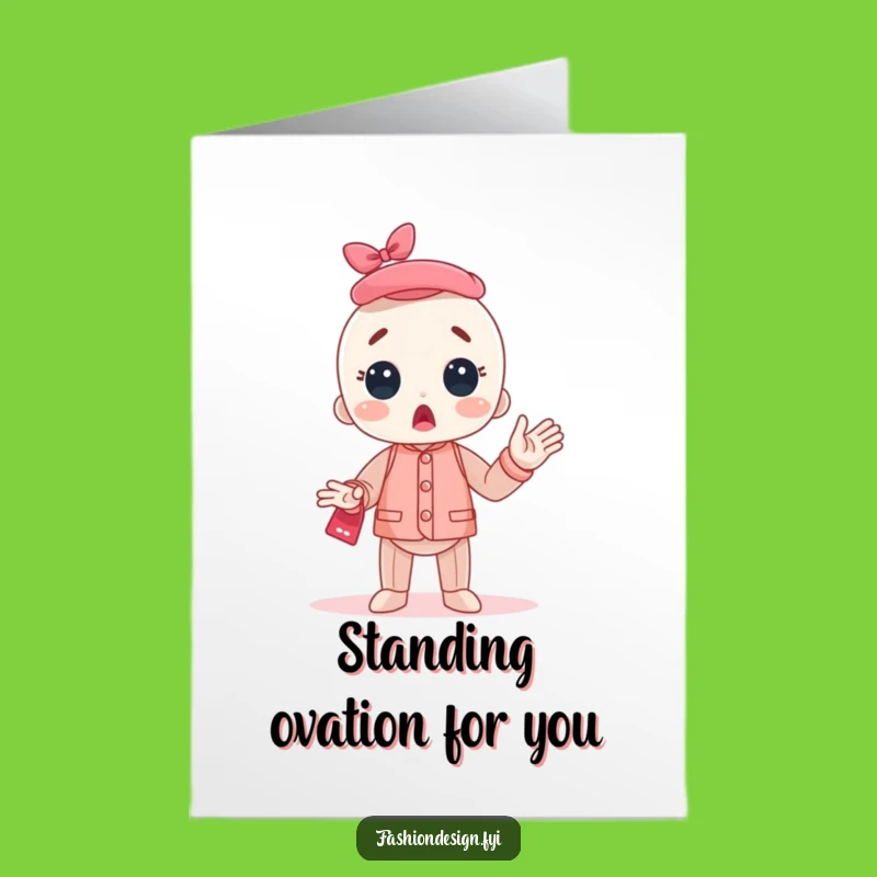 Free Printable Thank You Card: Mannequin Applause, Downloadable Appreciation Gift