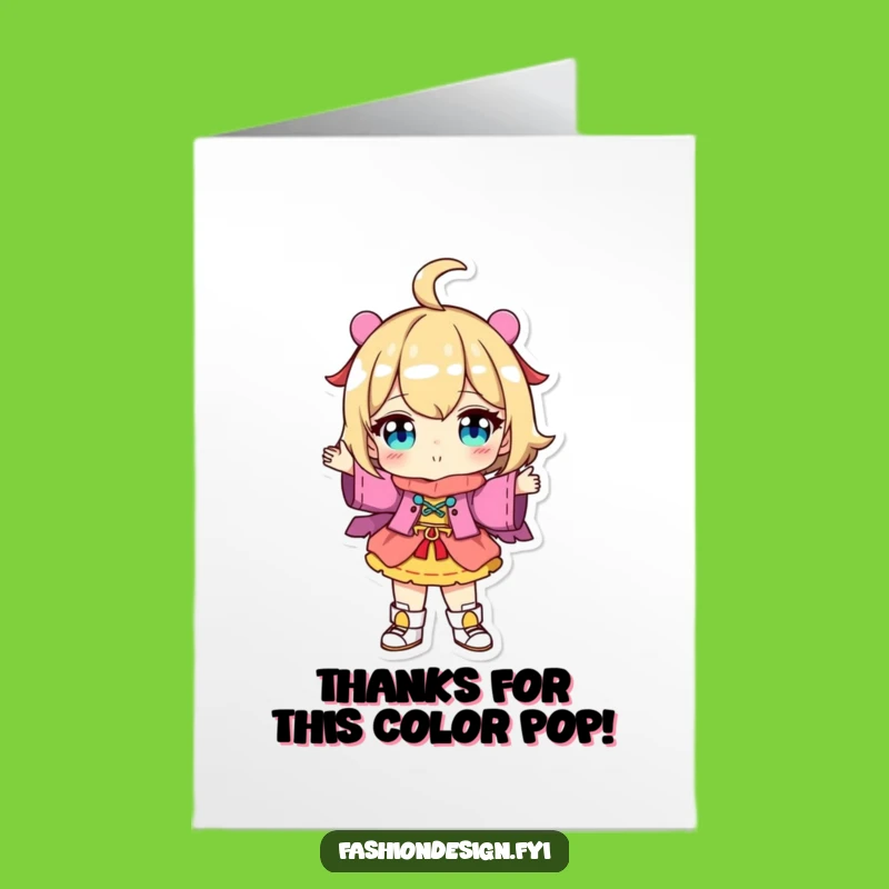 Free Printable Thank You Card: Thanks for Your Unique Style - Funny Downloadable Gift