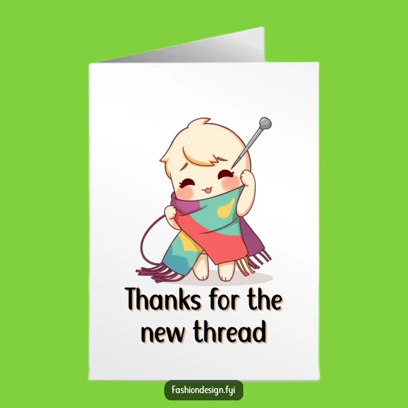 Free Printable Thank You Card: Zig-Zag Gratitude, Downloadable Gift