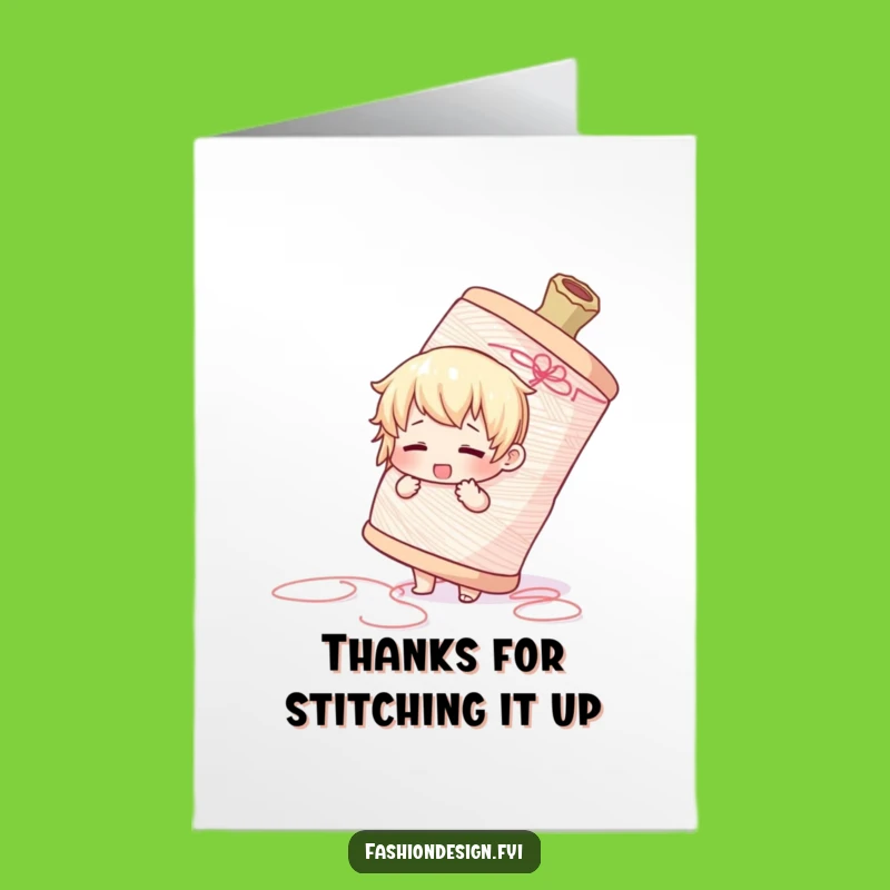 Free Printable Thank You Card: Sewing Giggle Downloadable Gift for Kind Souls!