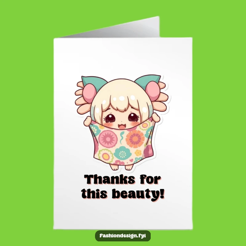 Free Printable Thank You Card: Happy Fabric Character DIY Gift Downloadable