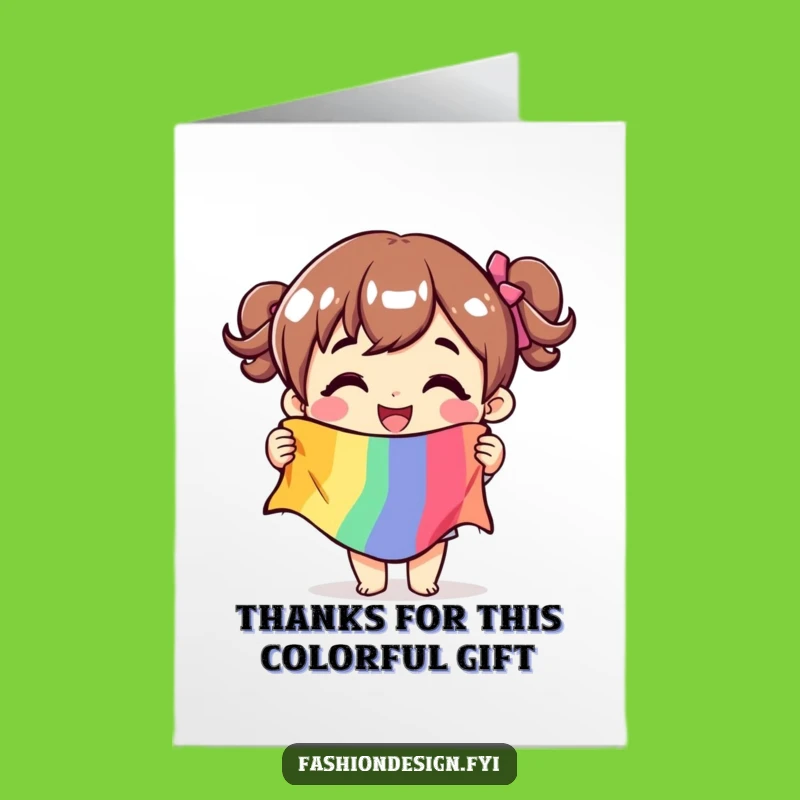 Free Printable Fabric Thanks Card: Funny Downloadable Gift for Creative Gratitude!