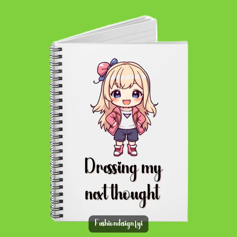 Funny Fashion Icon Notebook: Style Journal, Ideal Funny Gift for Trendsetters