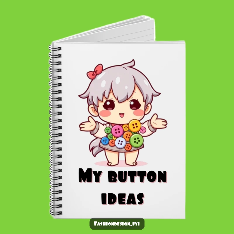 Funny Crafter Notebook - Plan Your Button Projects