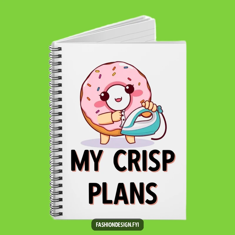 Funny Donut Ironing Notebook: Hilarious Journal for Mischievous Ideas Gift