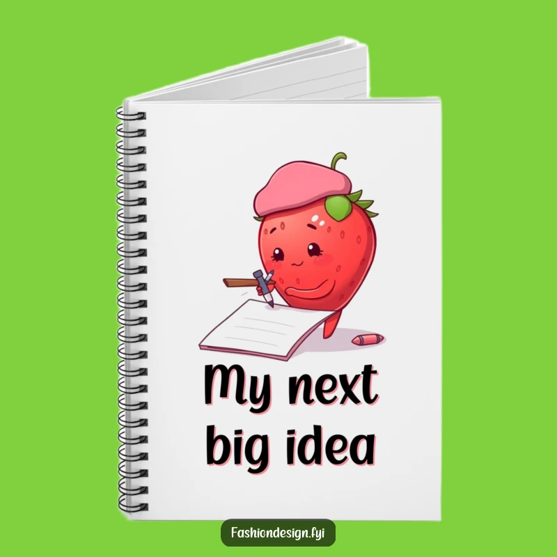 Funny Strawberry Sketch Notebook: Hilarious Journal for Artistic Ideas Gift