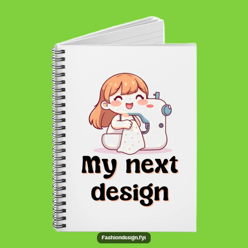 Funny Sewing Character Notebook: Project Planner, Ideal Funny Gift
