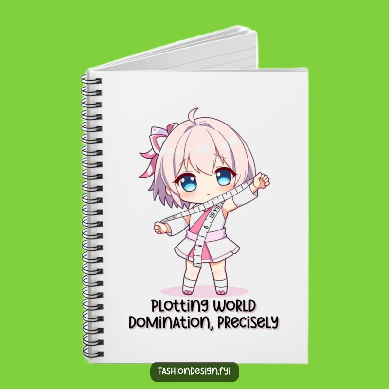 Funny Measuring Tape Sash Notebook - Journal Your Precise Ideas