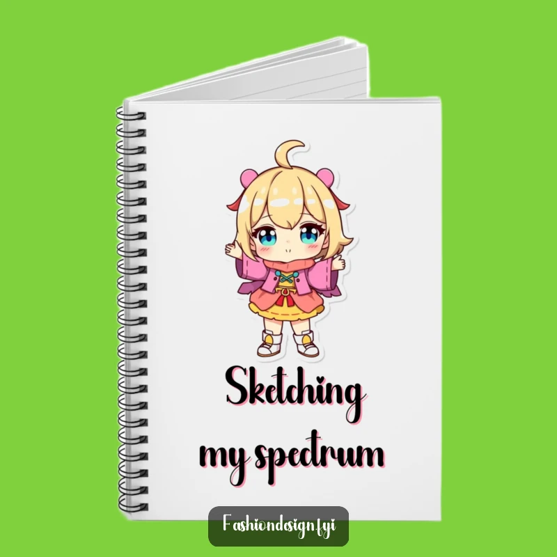 Funny Fashion Showcase Notebook: Character with Unique Outfit, Journal Humorous Gift