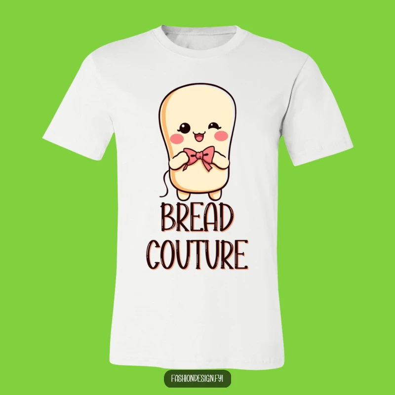 Funny Baguette Stitching T-Shirt: Cheerful Baker's Apparel Gift for Crafters