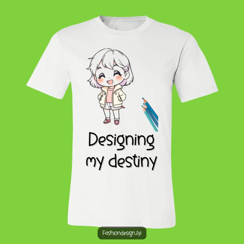 Funny Fashion Sketch T-Shirt: Enthusiastic Designer Tee, Great Funny Gift for Style Lovers