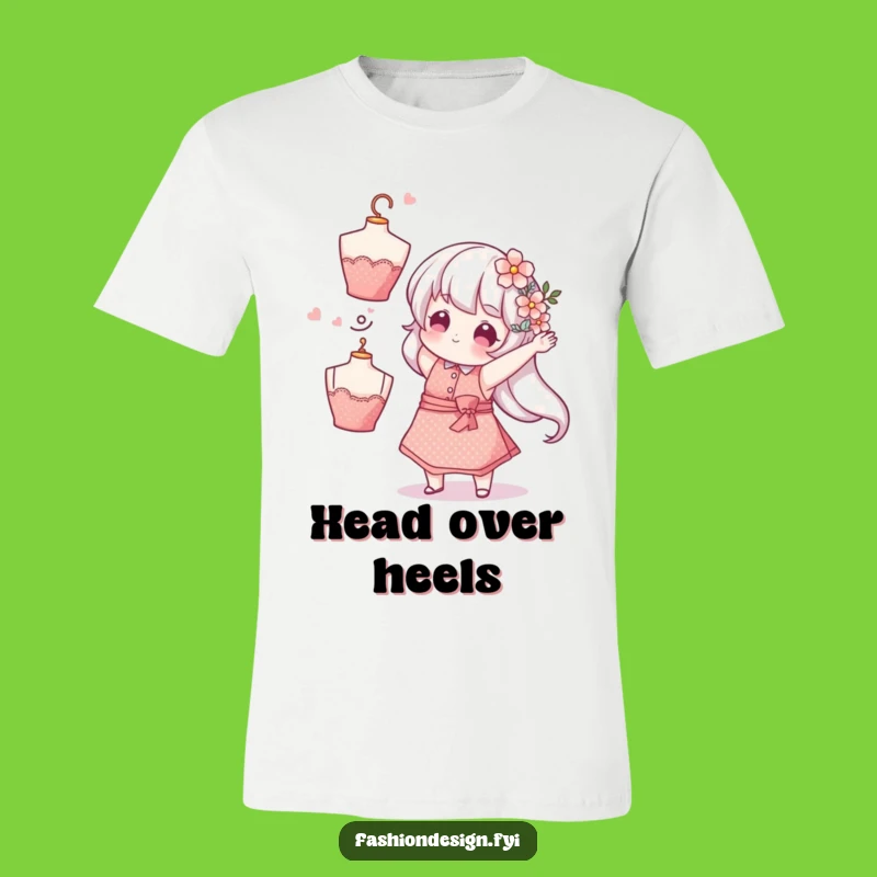 Funny Florist T-Shirt: Wear Your Playful Spirit with Sparkly Apron and Flowers