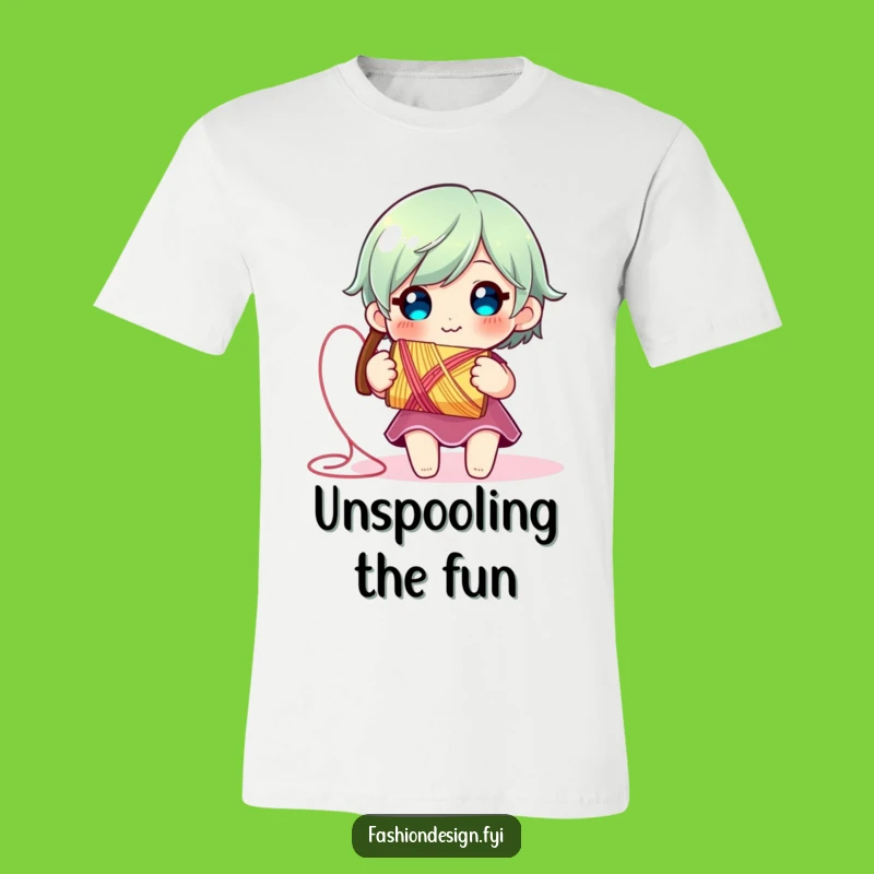 Funny Thread Spool T-Shirt: Creative Unraveling Fun, Hilarious Crafter Tee Gift