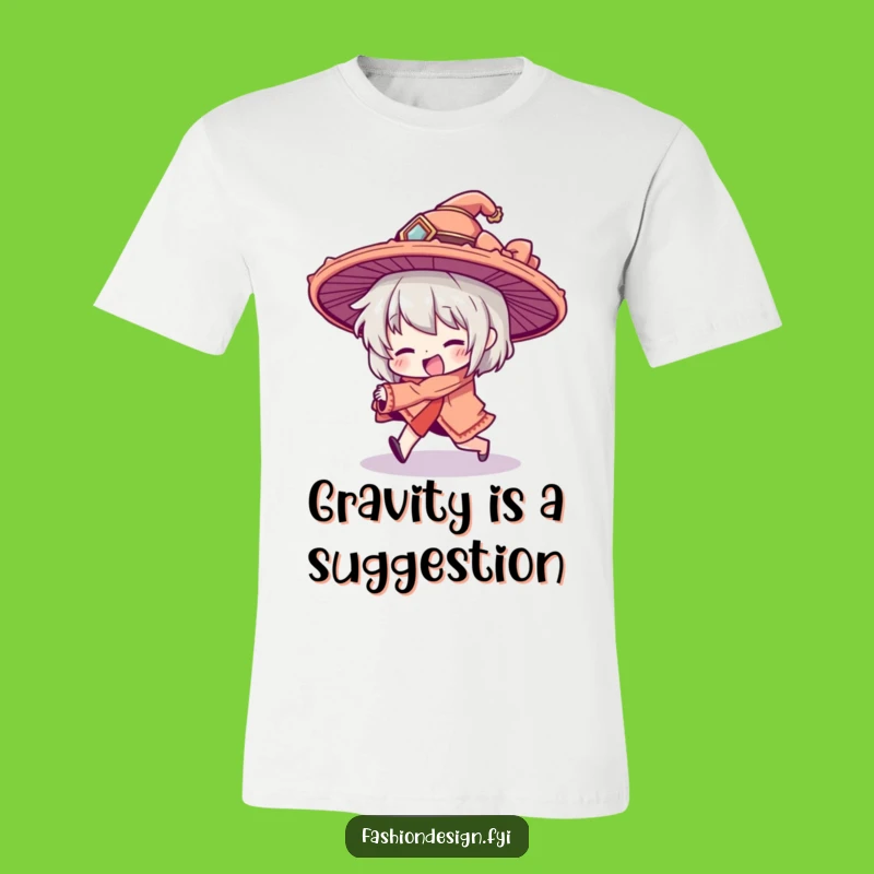 Funny Tripping Character Tee with Oversized Hat - The Ultimate Comedic Apparel Gift