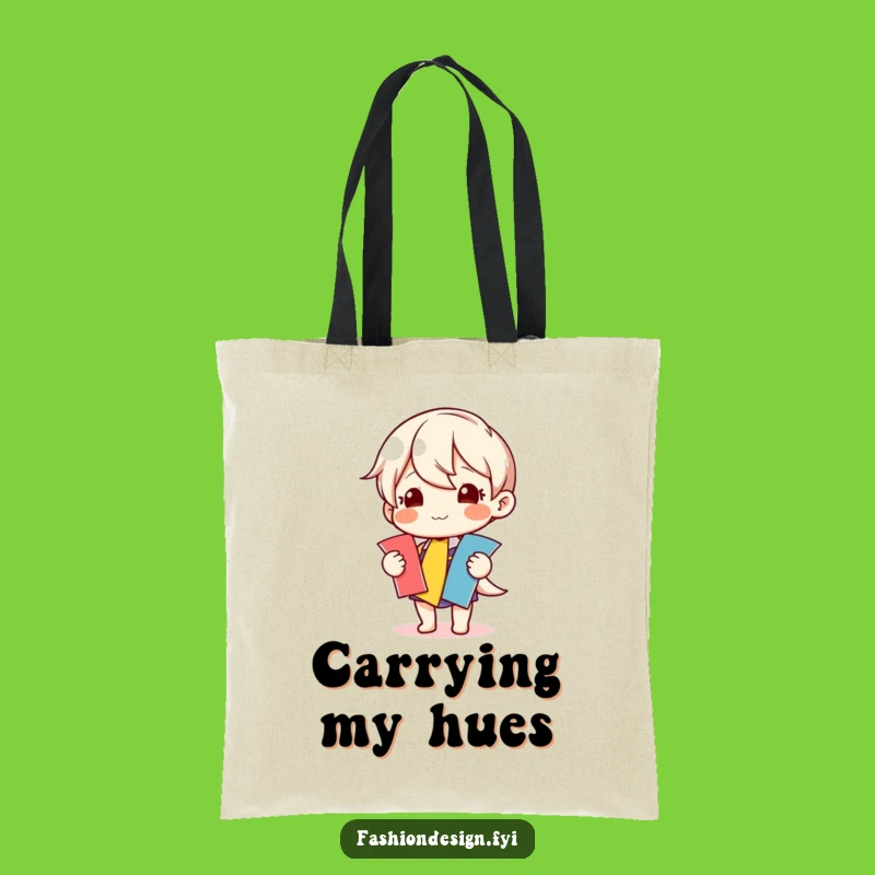 Funny Crafter Tote Bag: Colorful Fabrics Carryall, Unique Humorous Gift