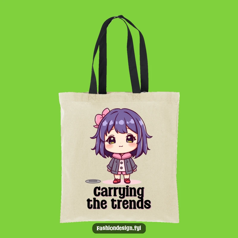 Funny Mannequin Admiration Tote Bag: Beaming Character's Fashion Accessory